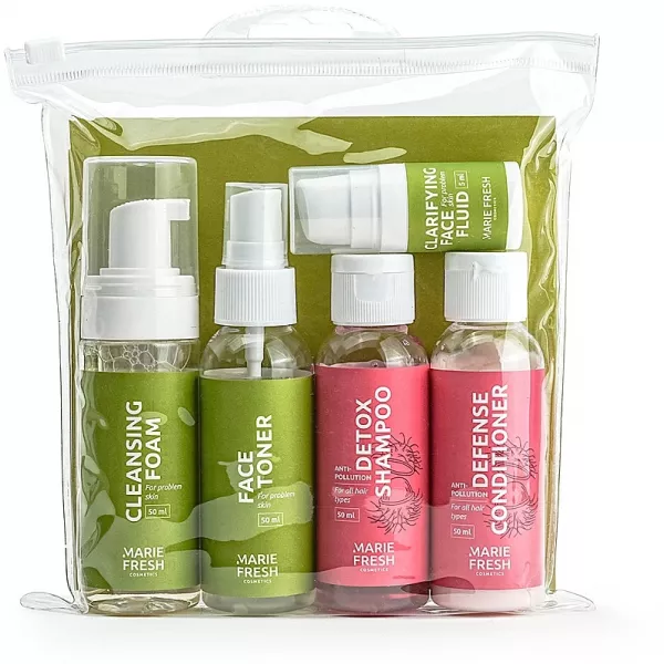 Marie Fresh CosmeticsTry Me Set (f/foam/50ml + f/ton/50ml + h/shm/50ml + h/cond/50ml + f/fluid/5ml) �������� ����� ��� ���������� ����