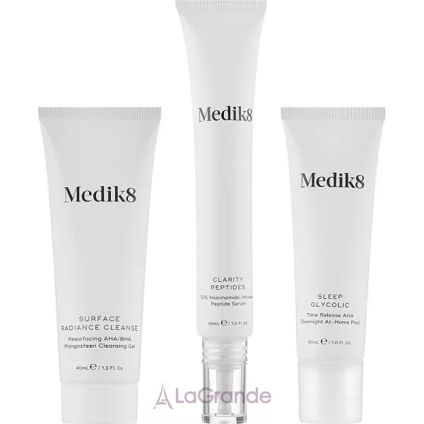 Medik8 Reflection Travel Kit ����� (gel/40ml + serum/30ml + peel/30ml)