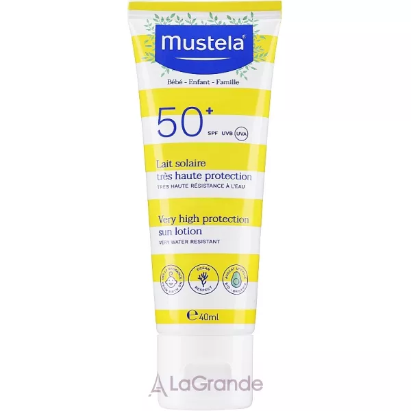 Mustela Bebe Enfant Very High Protection Sun Lotion SPF 50+ ������������� ������� ��� ������� �� ��� SPF50+