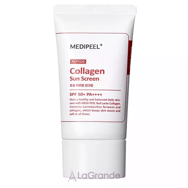 Medi-Peel Red Lacto Collagen Pore Lifting Sun Cream SPF 50+ ������������� ���� ��� �������� ��� � ��������� � ���������