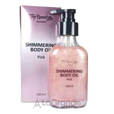 Top Beauty Parfumed Shimmering Body Oil Pink       