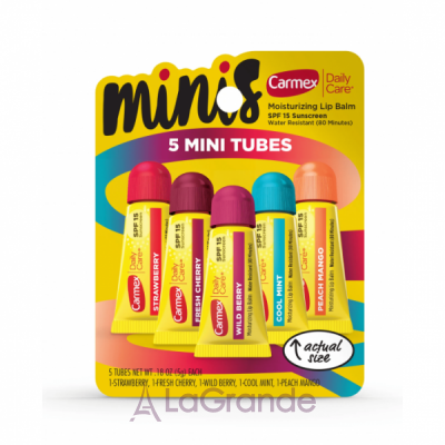 Carmex Minis 5 Tubes    