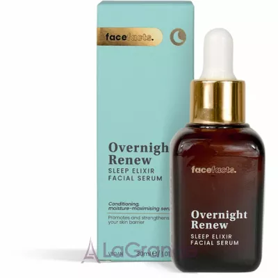 Face Facts Overnight Renew Sleep Elixir Facial Serum   