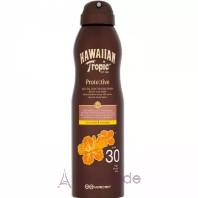 Hawaiian Tropic Protective Dry Oil Spray SPF 30     SPF 30