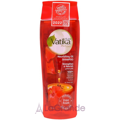 Dabur Vatika Naturals Nourishing Oil Shampoo Hibiscus   볺      