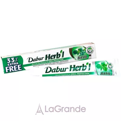 Dabur Herbl Basil Natural Toothpaste     2   75 + 25 