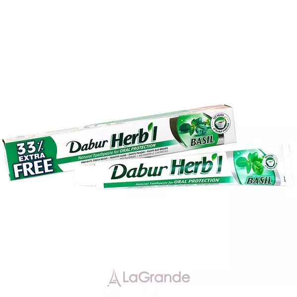 Dabur Herb�l Basil Natural Toothpaste �������� ����� ����� ������� 2 �� � 75 + 25 ��