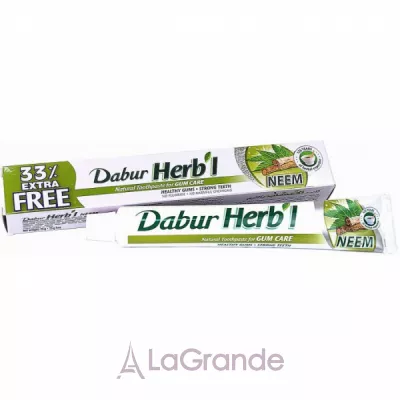 Dabur Herbl Neem Natural Toothpaste    ͳ 2   75 + 25 