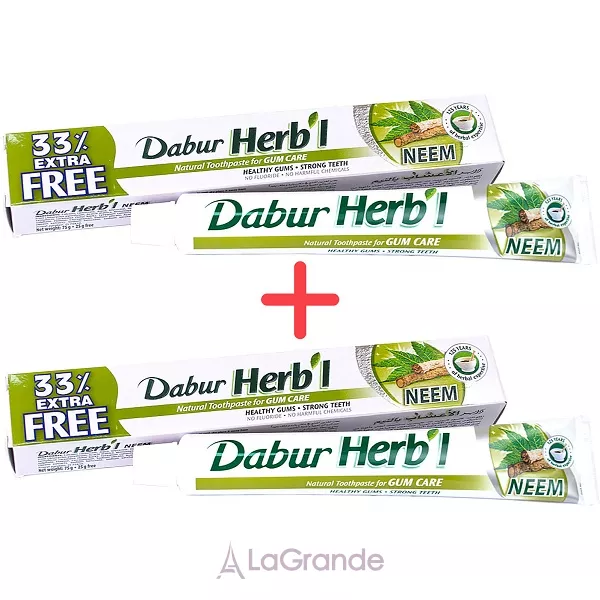 Dabur Herb�l Neem Natural Toothpaste �������� ����� ����� �ͳ� 2 �� � 75 + 25 ��