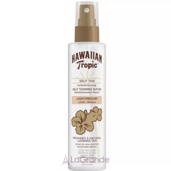 Hawaiian Tropic Self-Tanning Water Light Medium ���� ��� �����������, ��������