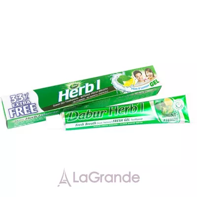 Dabur Herbl Mint & Lemon Natural Toothpaste     '    2   60+20 