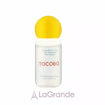 Tocobo AHA BHA Lemon Toner    AHA-  BHA-   