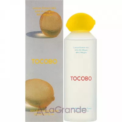 Tocobo AHA BHA Lemon Toner    AHA-  BHA-   