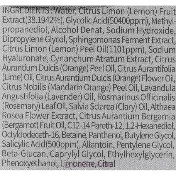 Tocobo AHA BHA Lemon Toner �������� ����� � AHA- � BHA-��������� �� ������� �