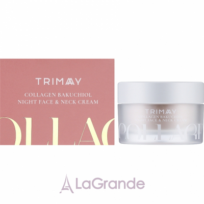 Trimay Collagen Bakuchiol Night Face & Neck Cream ͳ        