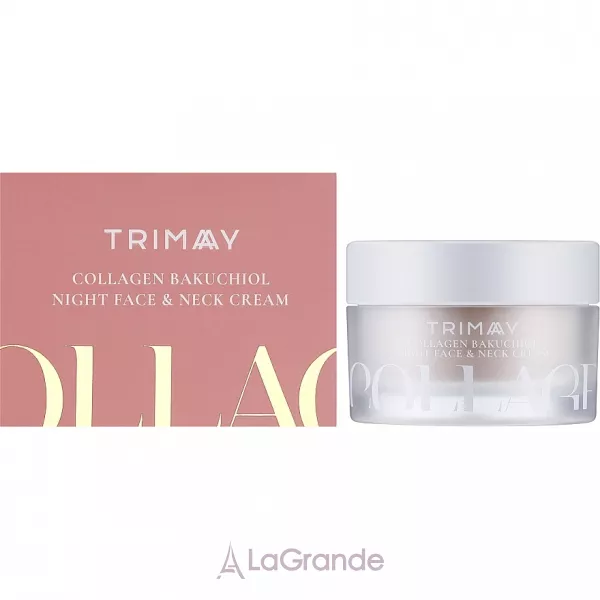 Trimay Collagen Bakuchiol Night Face & Neck Cream ������ �������������� ���� ��� ���� � ��� � ����������