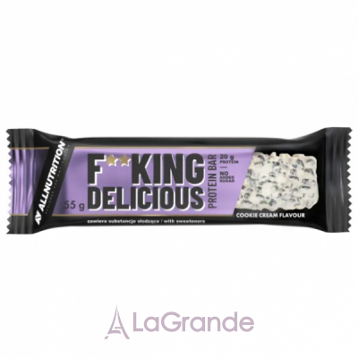 Allnutrition F**king Delicious Protein Bar White Chocolate Cookies Cream   