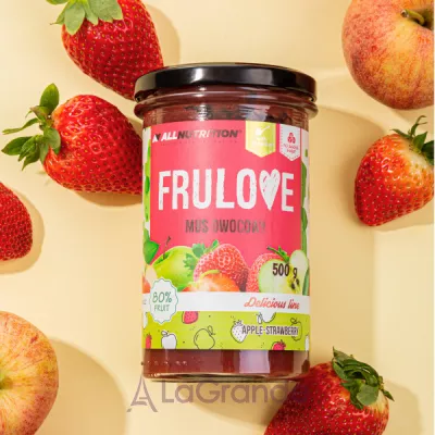 Allnutrition Frulove Mus Owocowy Apple-Strawberry   -