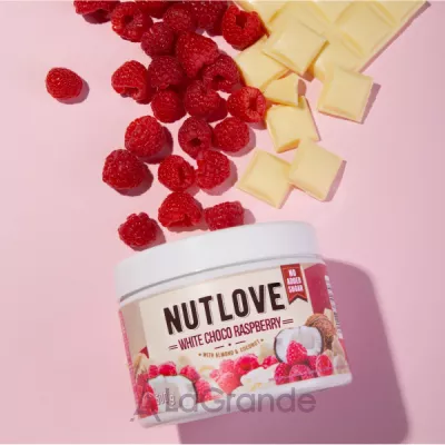 Allnutrition Nutlove White Choco Raspberry with Almond & Coconut        ,     