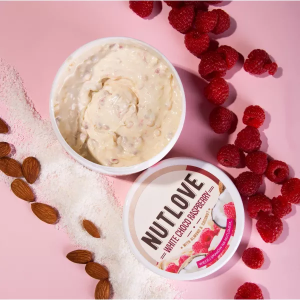 Allnutrition Nutlove White Choco Raspberry with Almond & Coconut ���� �� ����� ����� �������� � ��������� ��������, ���������� ������� �� ������������ �������