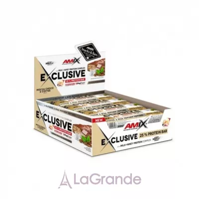 Amix Exclusive Protein Bar Mocha-Choco-Coffee   