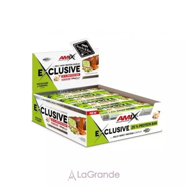 Amix Exclusive Protein Bar Pistachio Caramel ����������� �������� 