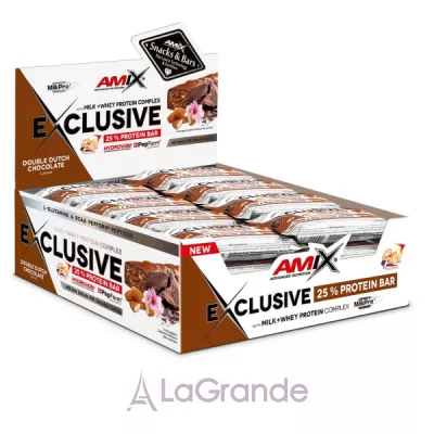 Amix Exclusive Protein Bar Double Dutch Chocolate   