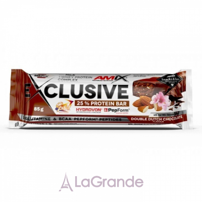 Amix Exclusive Protein Bar Double Dutch Chocolate   