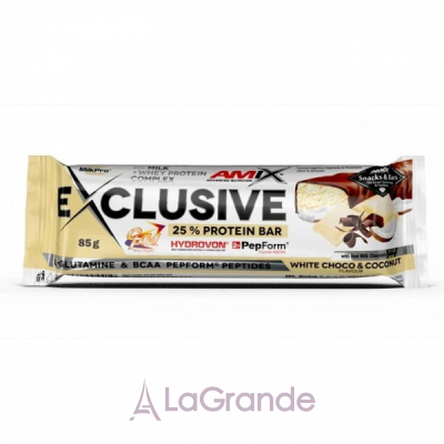 Amix Exclusive Protein Bar White Choco-Coconut   