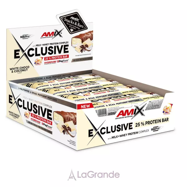Amix Exclusive Protein Bar White Choco-Coconut ����������� �������� 
