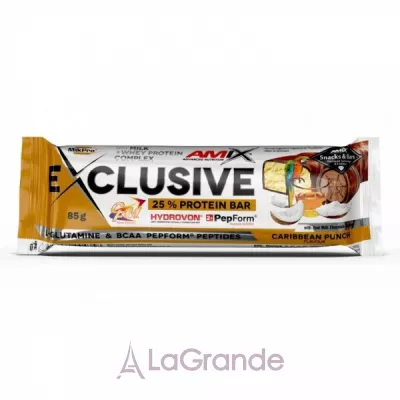 Amix Exclusive Protein Bar Caribbean Punch   