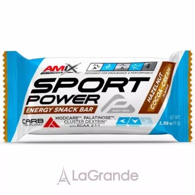 Amix Sport Power Energy Snack Bar Hazelnut Cocoa-Cream    