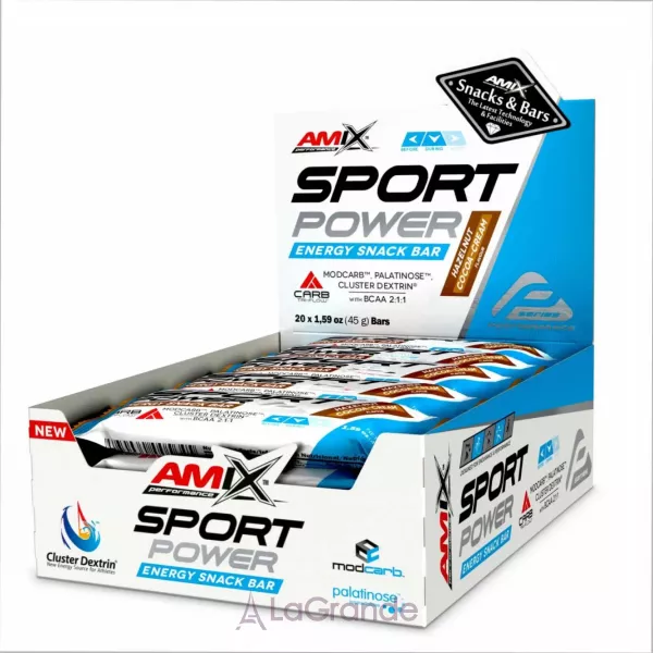 Amix Sport Power Energy Snack Bar Hazelnut Cocoa-Cream ���������� �������������� �������� 
