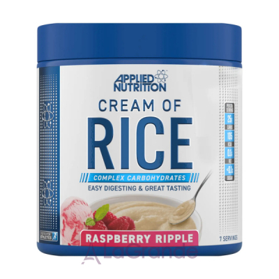 Applied Nutrition Cream Of Rice Raspberry Ripple -  