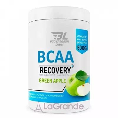 Bodyperson Labs BCAA Recovery Green Apple   