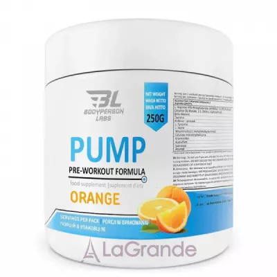 Bodyperson Labs Pre-Workout Formula Orange   