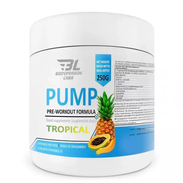 Bodyperson Labs Pre-Workout Formula Tropical ����������������� �������� 