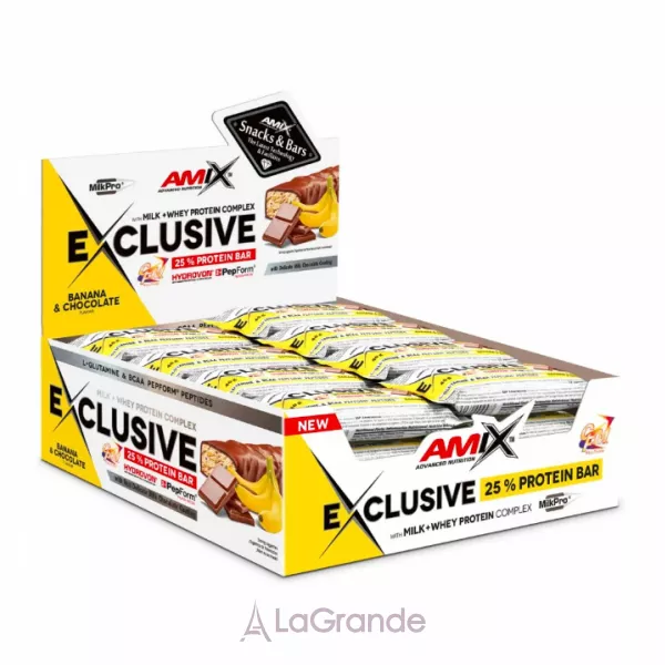 Amix Exclusive Protein Bar Banana & Chocolate ����������� �������� 