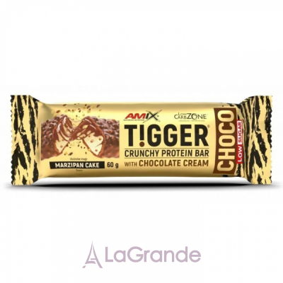 Amix Tigger Zero Choco Protein Bar Marzipan Cake   