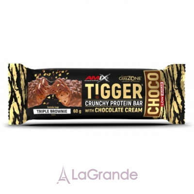 Amix Tigger Zero Choco Protein Bar Triple Brownie   