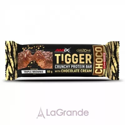 Amix Tigger Zero Choco Protein Bar Triple Brownie   