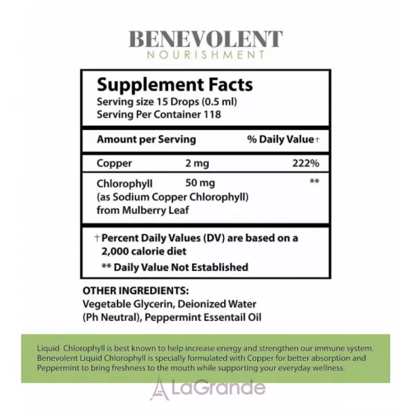 Benevolent Liquid Chlorophyll ���������