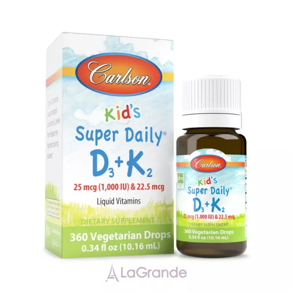Carlson Kids Super Daily D3+K2 �������� �3+�2 ��� �����