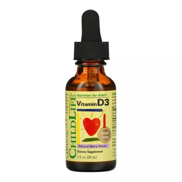 ChildLife Essentials Vitamin D3 Liquid Mixed Berry ������� D3 � ������� ������
