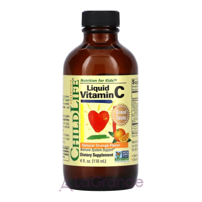 ChildLife Essentials Liquid Vitamin C Orange      