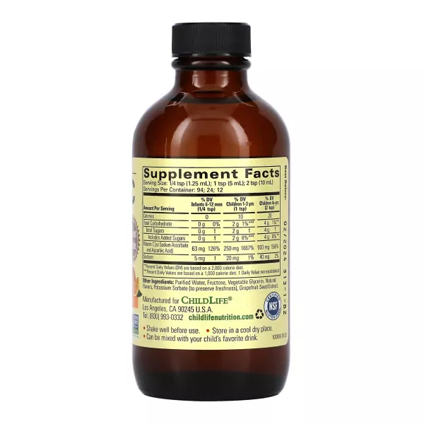 ChildLife Essentials Liquid Vitamin C Orange ������ ������� � � ������������ ������
