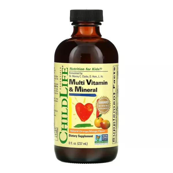 ChildLife Essentials Multi Vitamin & Mineral Liquid Orange Mango �������������� � �������� ��� ����� �� ������ ��������� � �����