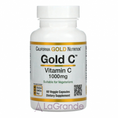 California Gold Nutrition Gold Vitamin C 1000mg  