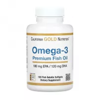 California Gold Nutrition Omega-3 Premium Fish Oil 180mg �����-3