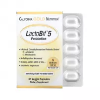 California Gold Nutrition LactoBif 5 Probiotics ����������, 5 ���� ���